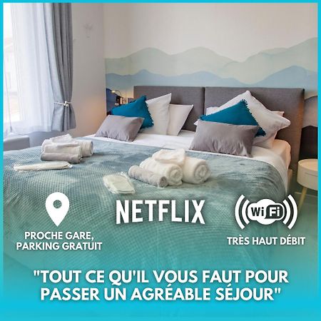 Cocon D'Hiver - Netflix & Wifi - Parking Gratuit - Check-In 24H24 - Kit Bebe Inclus - Emplacement Velos - Goodmarning Шалон-ан-Шампань Экстерьер фото